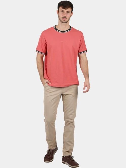pantaloni chino pt. barbati TBS Filaofan maro 5