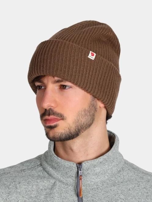 caciula tricotata Fjallraven Fjällräven Heavy Beanie albastru deschis 5