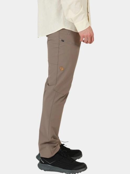pantaloni de drumetie pt. barbati Fjallraven Abisko Trail Stretch Trousers M maro 5