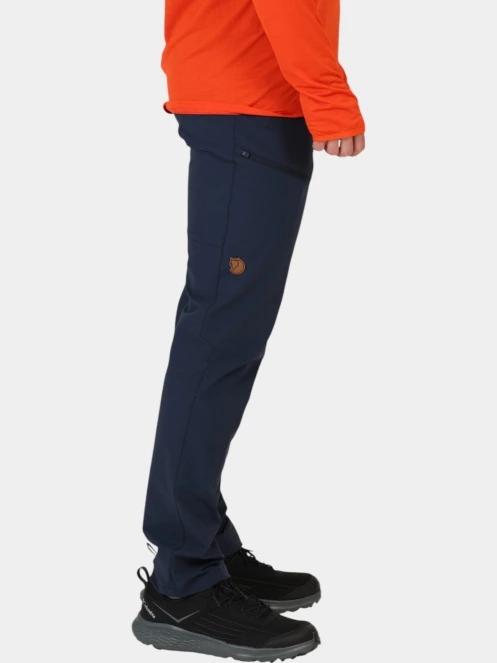 pantaloni de drumetie pt. barbati Fjallraven Abisko Trail Stretch Trousers M albastru inchis 5