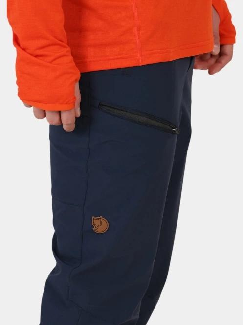 pantaloni de drumetie pt. barbati Fjallraven Abisko Trail Stretch Trousers M albastru inchis 6