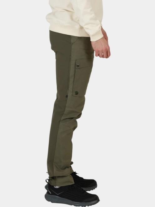 pantaloni de drumetie pt. barbati Fjallraven Abisko Hybrid Trail Trs M oliv 5