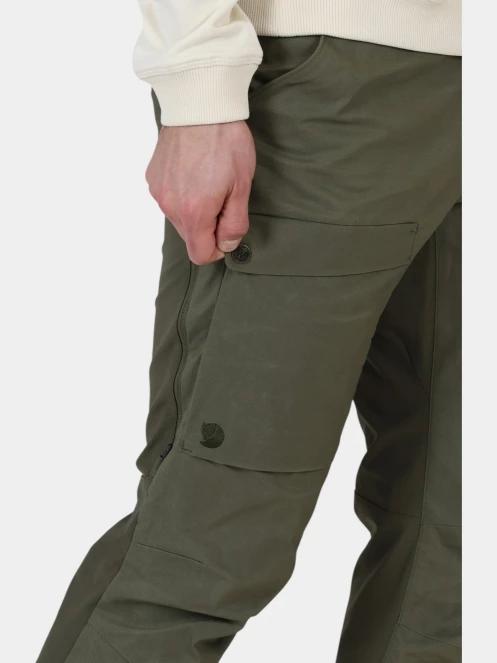 pantaloni de drumetie pt. barbati Fjallraven Abisko Hybrid Trail Trs M oliv 7