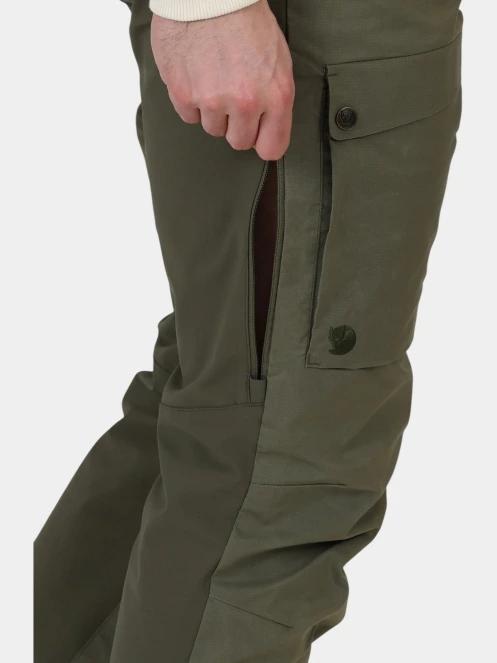 pantaloni de drumetie pt. barbati Fjallraven Abisko Hybrid Trail Trs M oliv 8