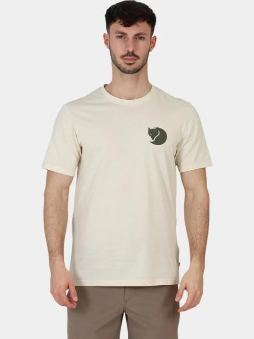 tricou cu maneci scurte pt. barbati Fjallraven Walk With Nature T-shirt M alb 2