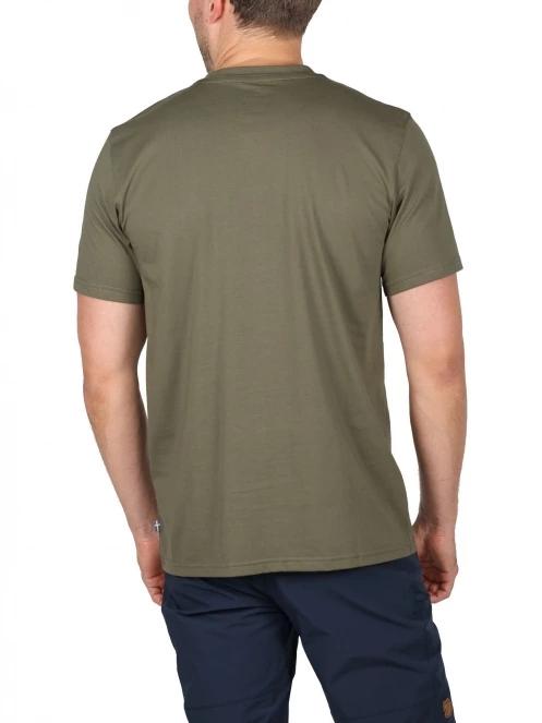 tricou cu maneci scurte pt. barbati Fjallraven Lush Logo T-shirt M oliv 4
