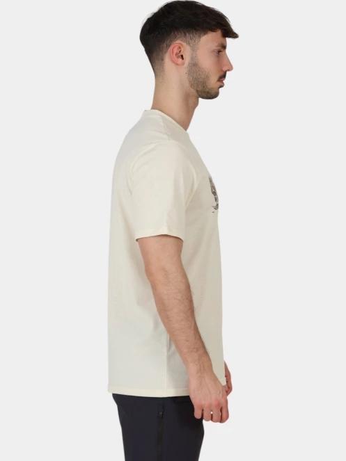 tricou cu maneci scurte pt. barbati Fjallraven Lush Logo T-shirt M alb 5
