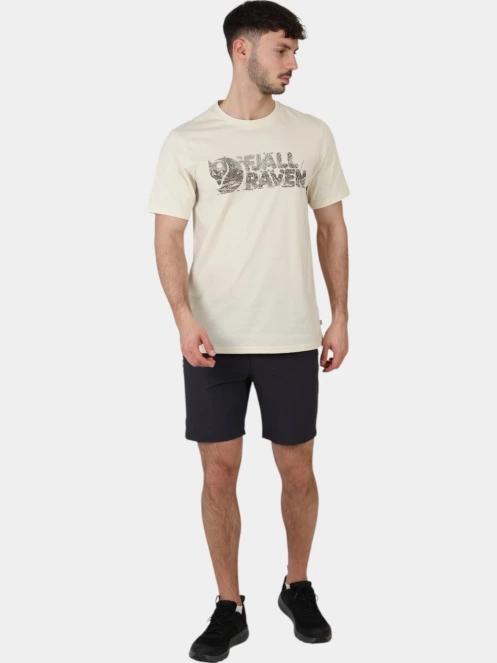 tricou cu maneci scurte pt. barbati Fjallraven Lush Logo T-shirt M alb 6