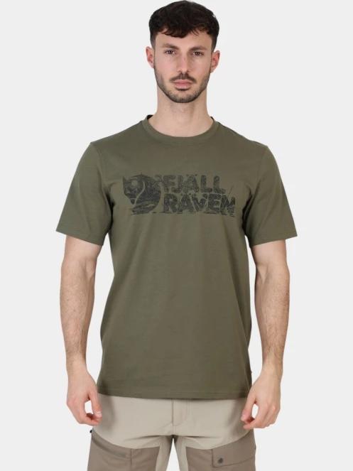 tricou cu maneci scurte pt. barbati Fjallraven Lush Logo T-shirt M verde 2