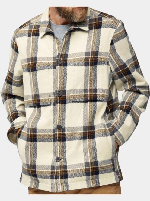 camasa cu maneci lungi pt. barbati Fjallraven Singi Flannel Overshirt M nisip 2