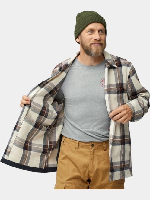 camasa cu maneci lungi pt. barbati Fjallraven Singi Flannel Overshirt M nisip 6