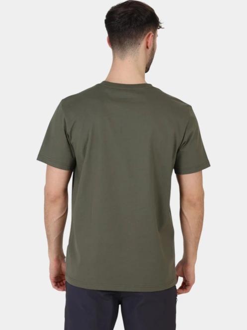 tricou cu maneci scurte pt. barbati Fjallraven Multicolor Logo T-shirt M oliv 4
