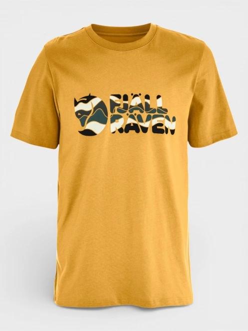 tricou cu maneci scurte pt. barbati Fjallraven Multicolor Logo T-shirt M portocaliu 2