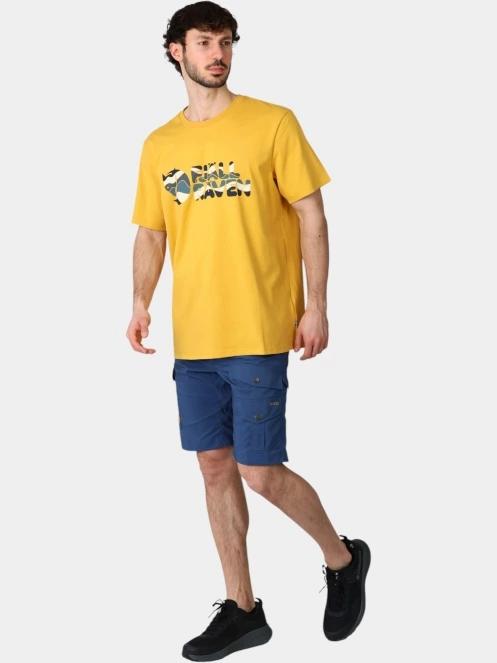 tricou cu maneci scurte pt. barbati Fjallraven Multicolor Logo T-shirt M portocaliu 5