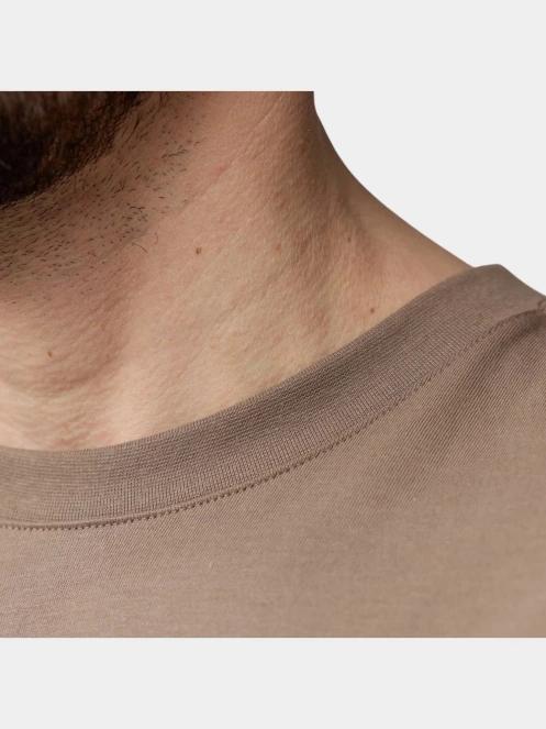 tricou cu maneci scurte pt. barbati Fjallraven Multicolor Logo T-shirt M maro 5