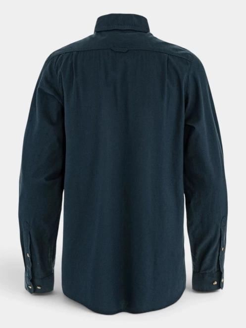 camasa cu maneci lungi pt. barbati Fjallraven Övik Lite Flannel Shirt M albastru inchis 3