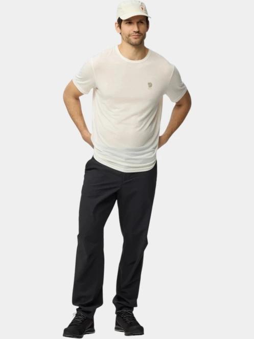 tricou pentru sport, cu maneci scurte pt. barbati Fjallraven High Coast SS M alb 2