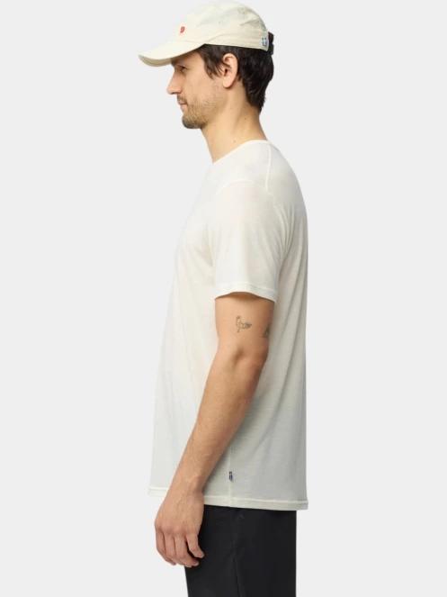 tricou pentru sport, cu maneci scurte pt. barbati Fjallraven High Coast SS M alb 4