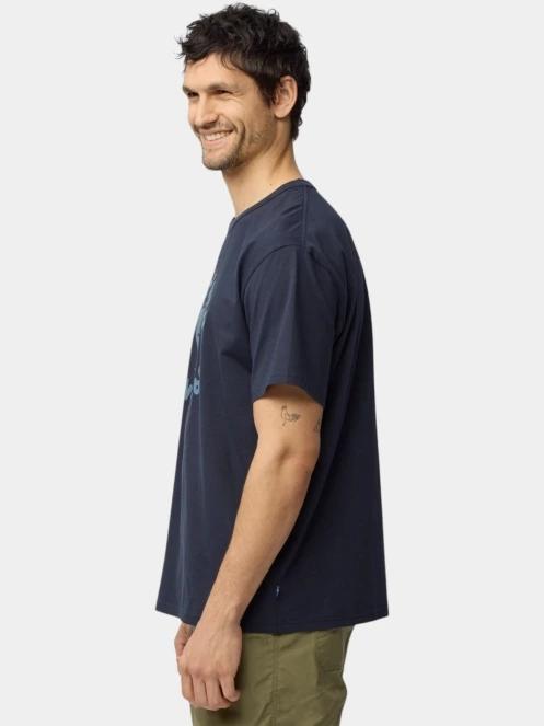 tricou pentru sport, cu maneci scurte pt. barbati Fjallraven Fjällräven Relaxed T-Shirt M albastru inchis 3