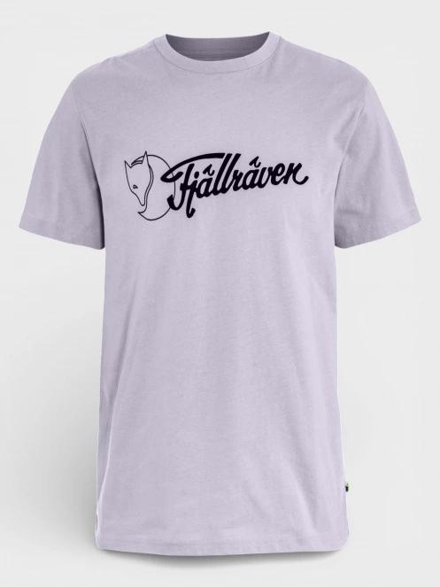 tricou pentru sport, cu maneci scurte pt. barbati Fjallraven Archive Logo T-Shirt M violet 2