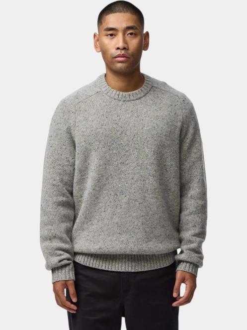pulover tricotat pt. barbati Fjallraven Övik Neps Knit Sweater M gri 2