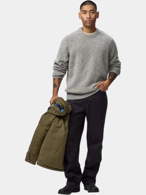 pulover tricotat pt. barbati Fjallraven Övik Neps Knit Sweater M gri 5