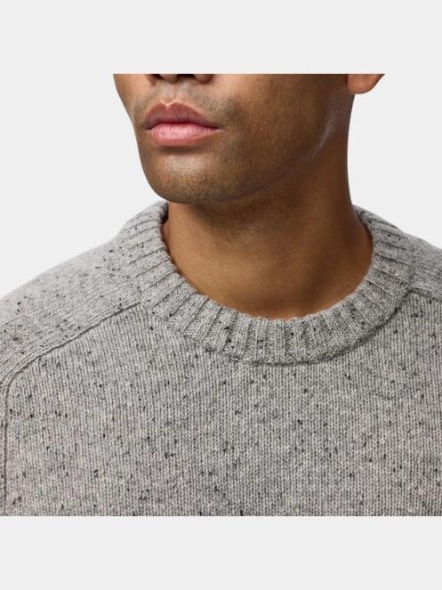pulover tricotat pt. barbati Fjallraven Övik Neps Knit Sweater M gri 6