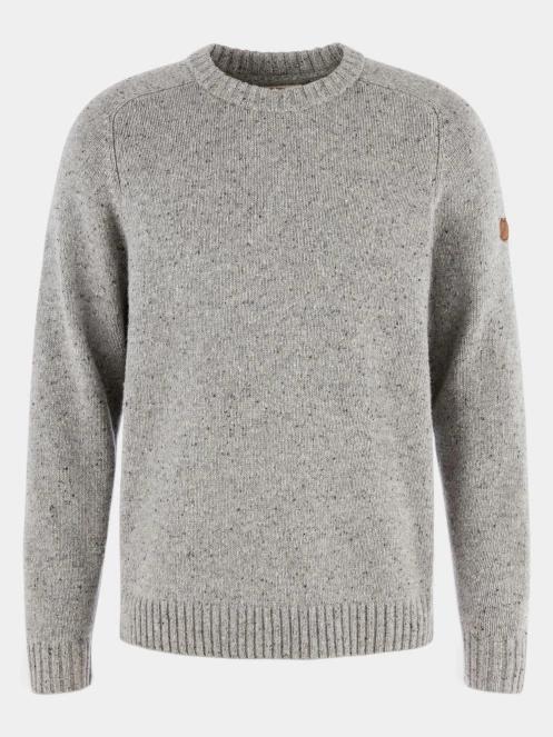 pulover tricotat pt. barbati Fjallraven Övik Neps Knit Sweater M gri 8