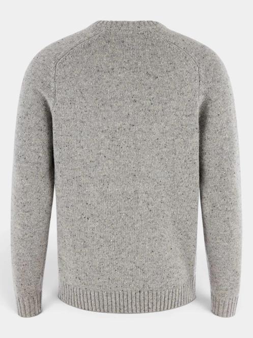 pulover tricotat pt. barbati Fjallraven Övik Neps Knit Sweater M gri 9