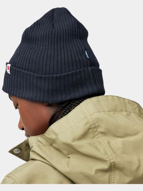 caciula tricotata Fjallraven Fjällräven Rib Hat albastru inchis 4