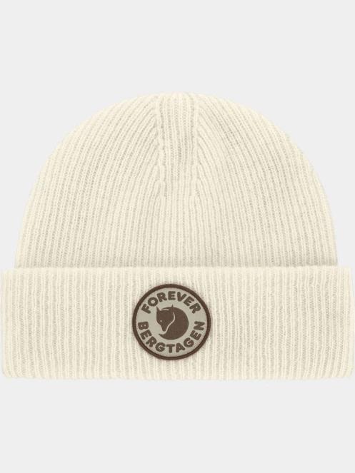 caciula tricotata Fjallraven Bergtagen Forever Wool Beanie alb 4