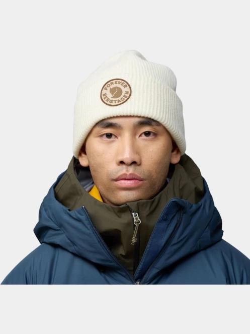 caciula tricotata Fjallraven Bergtagen Forever Wool Beanie alb 5