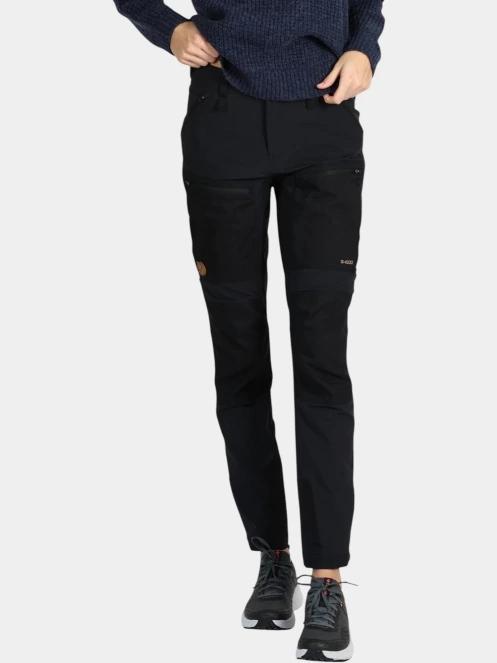 pantaloni de drumetie pt. femei Fjallraven Keb Agile Trousers W negru 2