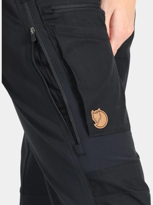 pantaloni de drumetie pt. femei Fjallraven Keb Agile Trousers W negru 8