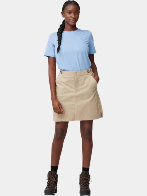 skort pt. femei Fjallraven Abisko Hike Skort W nisip 2