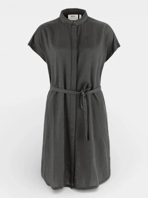 rochie camasa pt. femei Fjallraven Övik Hemp Dress W gri 2
