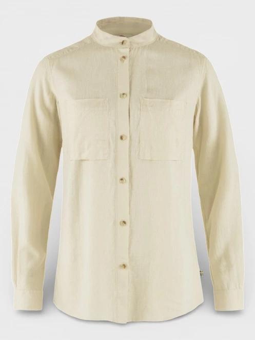 camasa cu maneci lungi pt. femei Fjallraven Övik Hemp Shirt LS W alb 2