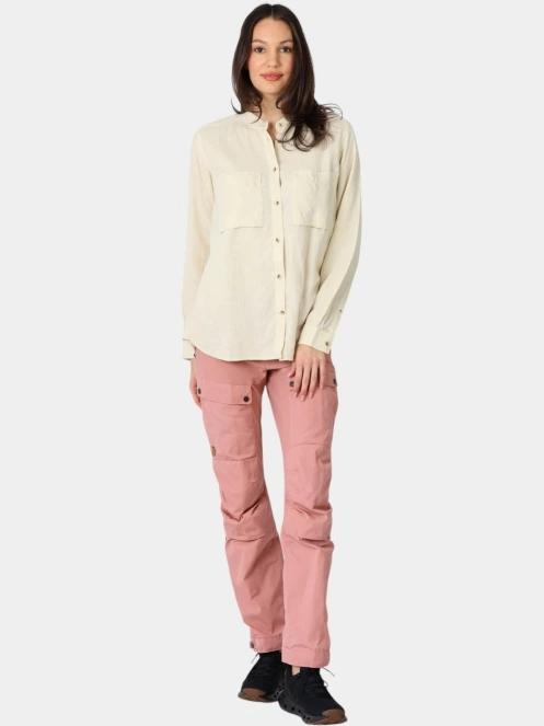 camasa cu maneci lungi pt. femei Fjallraven Övik Hemp Shirt LS W alb 5