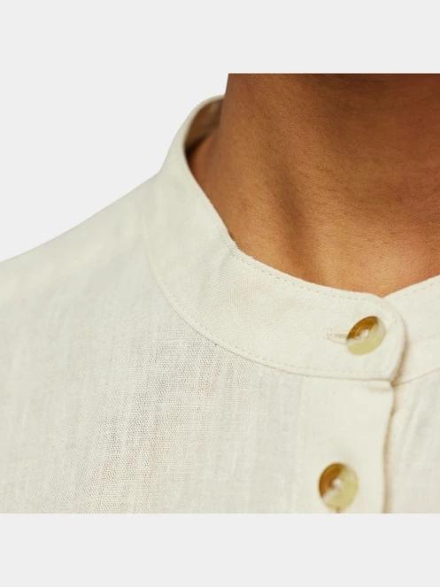 camasa cu maneci scurte pt. femei Fjallraven Övik Hemp Shirt SS W alb 7