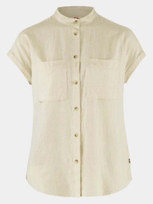 camasa cu maneci scurte pt. femei Fjallraven Övik Hemp Shirt SS W alb 9