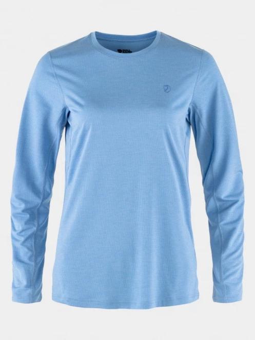 tricou cu maneci lungi, pentru sport pt. femei Fjallraven Abisko Day Hike LS W albastru 2