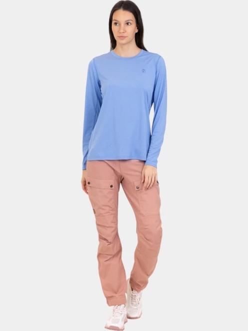 tricou cu maneci lungi, pentru sport pt. femei Fjallraven Abisko Day Hike LS W albastru 5