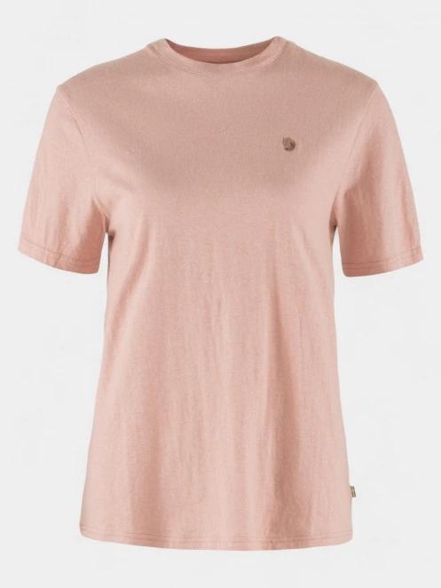 tricou cu maneci scurte pt. femei Fjallraven Hemp Blend T-shirt W roz 2