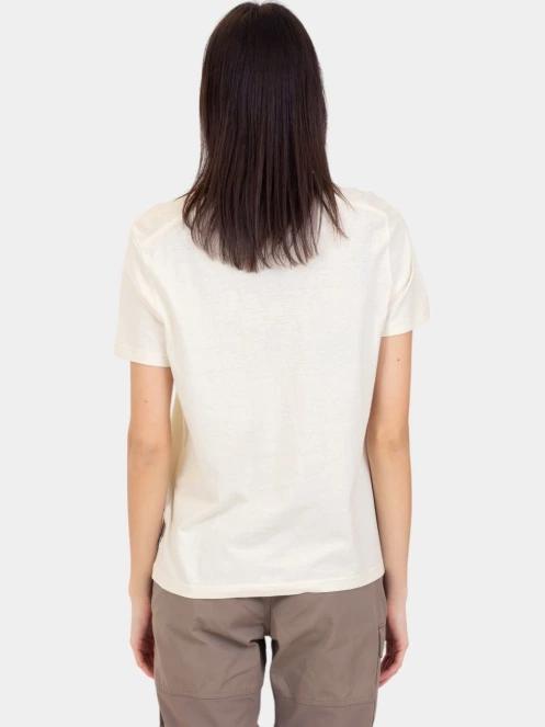 tricou cu maneci scurte pt. femei Fjallraven Hemp Blend T-shirt W alb 4