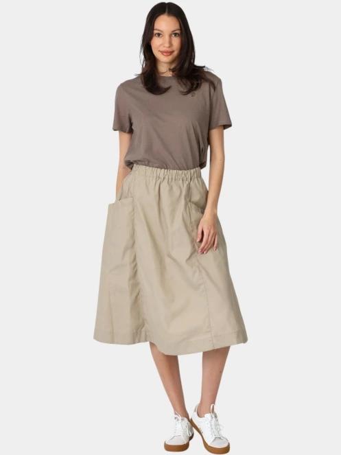 tricou cu maneci scurte pt. femei Fjallraven Hemp Blend T-shirt W maro 5
