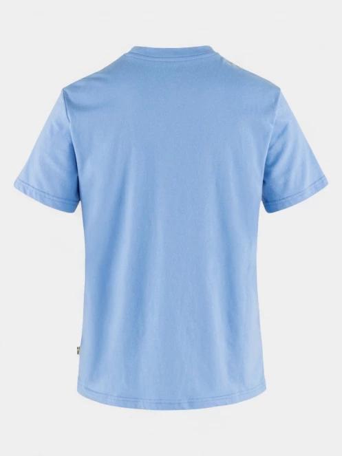 tricou cu maneci scurte pt. femei Fjallraven Lush Logo T-shirt W albastru 3
