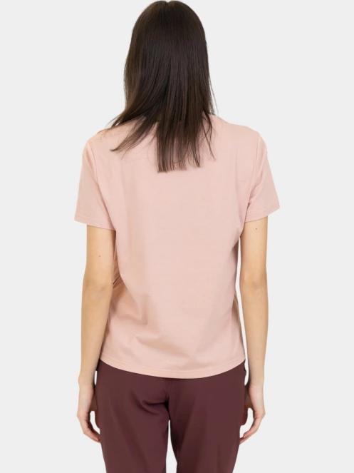 tricou cu maneci scurte pt. femei Fjallraven Lush Logo T-shirt W roz 4