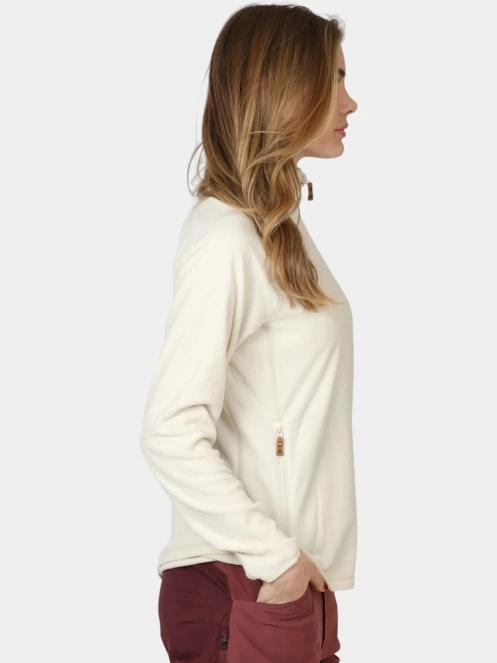 pulover polar pt. femei Fjallraven Övik Lite Fleece Jacket W nisip 5