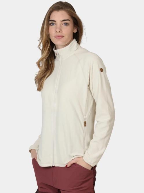 pulover polar pt. femei Fjallraven Övik Lite Fleece Jacket W nisip 6