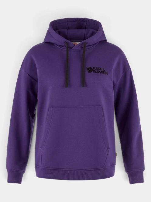 pulover cu gluga pt. femei Fjallraven Fjällräven Classic Hoodie W violet 2